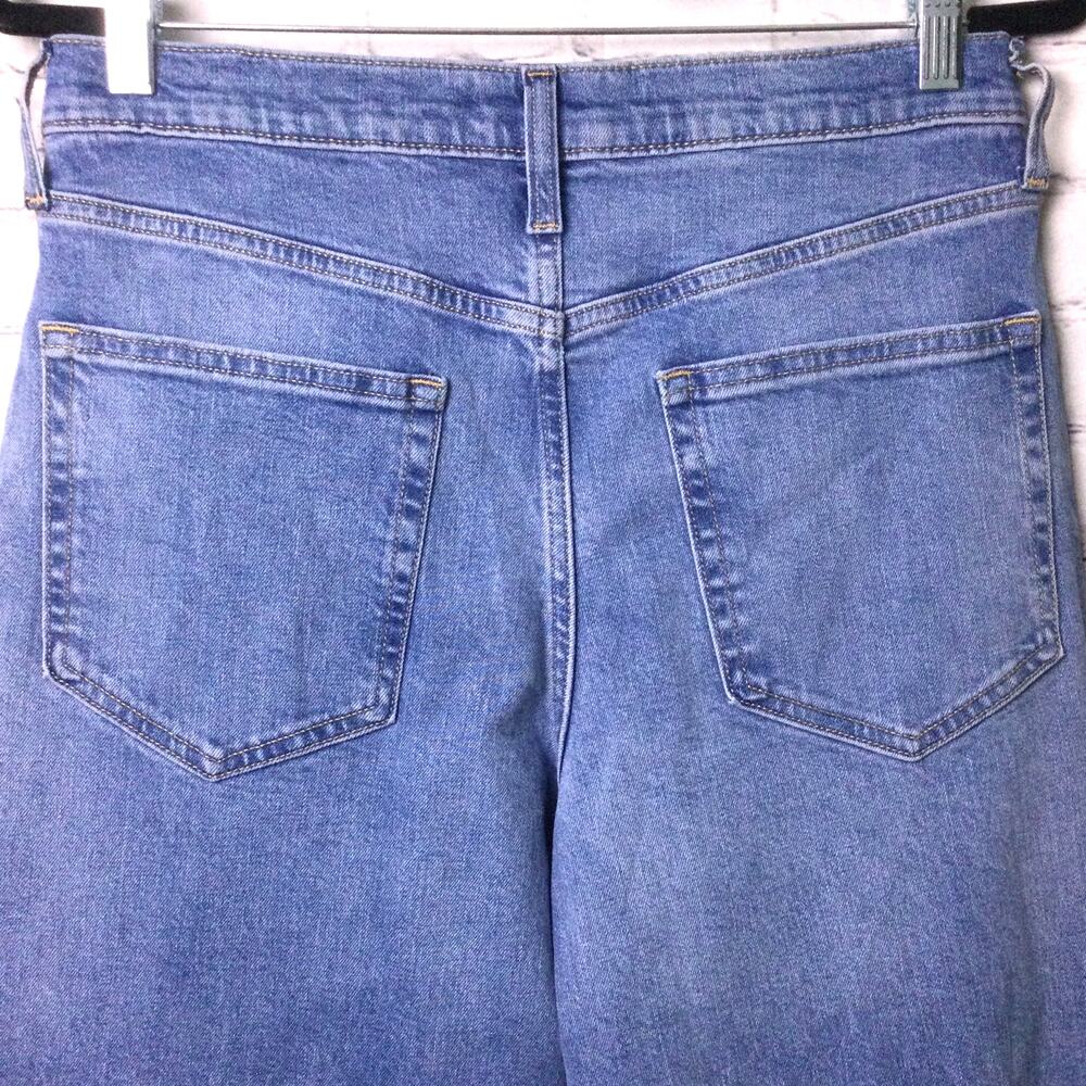 GAP Two-Tone Blue Wide Leg Jeans - Picture 5 of 14